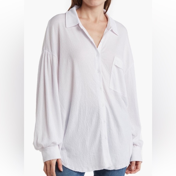 Sweet Romeo oversized button up - Picture 3 of 3